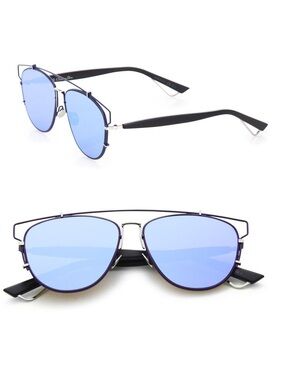Dior Futurist Mirror Sunglasses in Blue